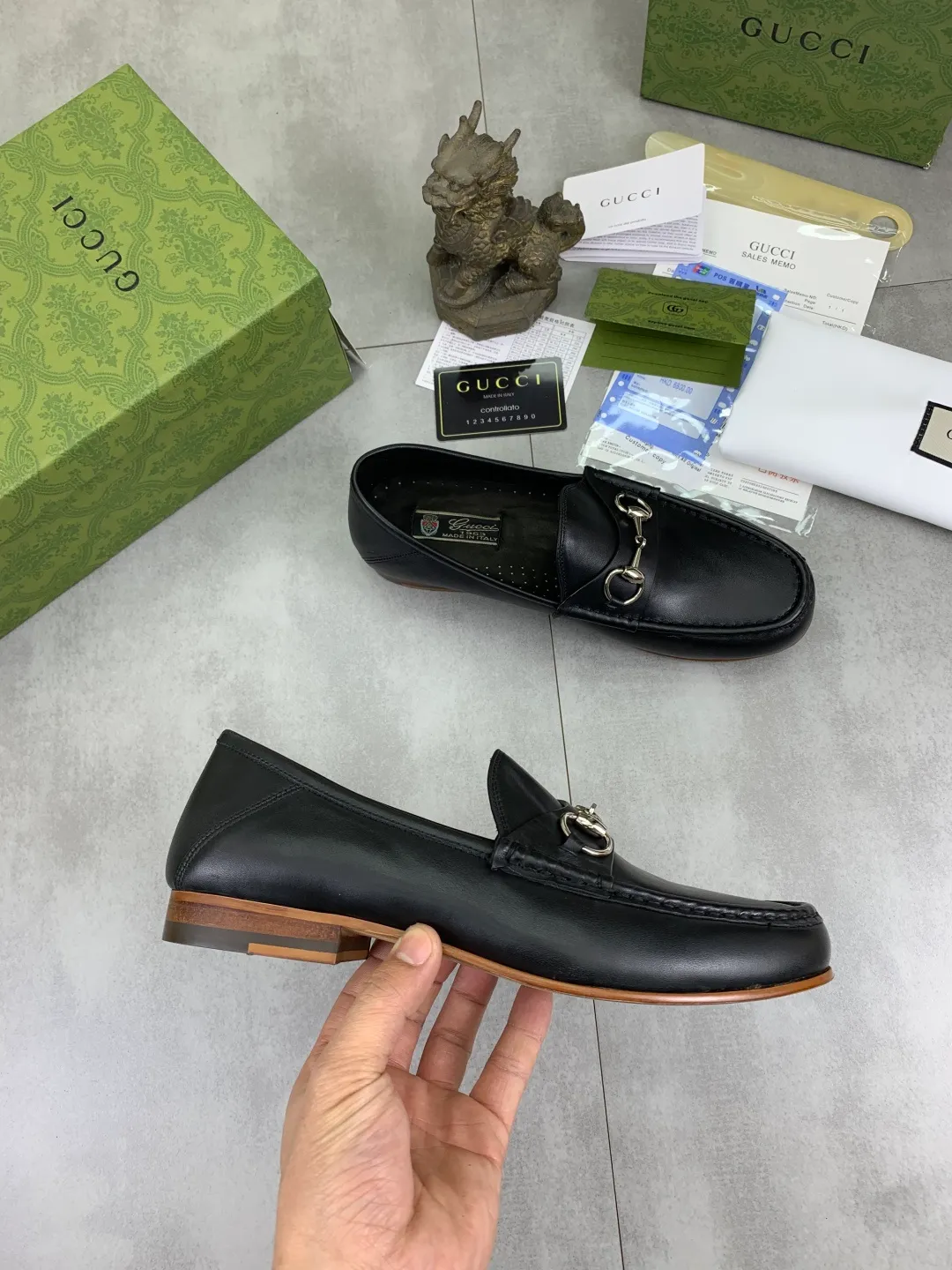 Men's men's shoes 💰P540 [New style] Water-dyed cowhide 💰💎💎💎 [Gucci] Gucci high-end men's formal business leather shoes, original order 1:1 authentic goods! Original imported high-end washed calfskin, original metal buckle, imported first-layer cowhide lining for feet, original outsole, men's shoe size: 38-44, multiple colors available